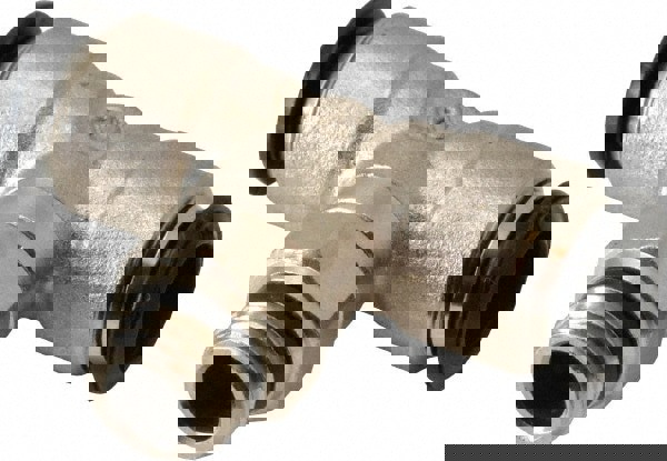 Push-To-Connect Tube to Universal Thread Tube Fitting: Swivel Branch Tee, 1/4